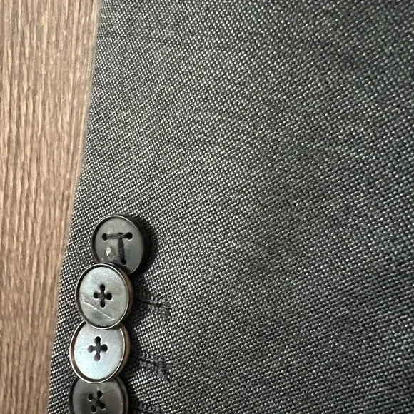 Lafayette 148 New York Gray Blazer - Picture 5 of 10